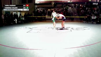 145 lbs 1st Place Match - Karla Guzman, Othello (Girls) vs Kimberly Solano, Quincy (Girls)