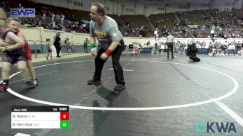 3rd Place - Blazyn Welch, Claremore Wrestling Club vs Kash Harrison, Tecumseh Youth Wrestling