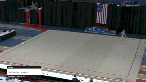 Samantha Langley - Hoop - 2021 Rhythmic Elite Qualifier