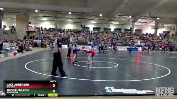 AA 157 lbs Quarterfinal - Brodie Melzoni, Nolensville vs Jack Anderson, Bartlett