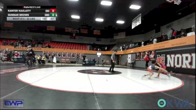 52 lbs 2nd Place - Karter Kaulaity, Chickasha Wrestling vs Gunnar Brown, Duncan Demon Wrestling