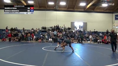 180 lbs Cons. Round 3 - Isabella Sosa, Umpqua Community College vs Jessica Mendieta, Menlo Oak Squad