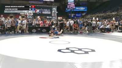115 lbs Cons. Sub-rd Of 32 - Ashae Branch-Huston, Pennsylvania vs Jozlynn Boyer, North Dakota