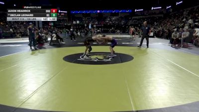 106 lbs Round Of 32 - Jaxon Headrick, Shasta (NS) vs Declan Leonard, Del Oro (SJ)