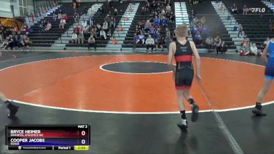 12U-1 lbs Round 3 - Bryce Heimer, Immortal Athletics WC vs Cooper Jacobs, OSAGE