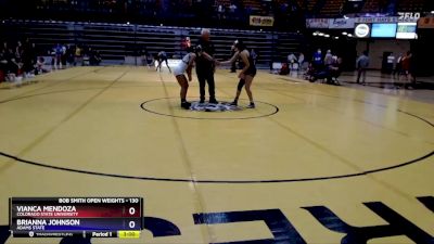 130 lbs Quarterfinal - Vianca Mendoza, Colorado State University vs Brianna Johnson, Adams State