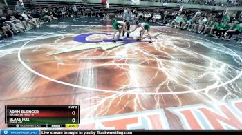 120 lbs Quarterfinals (8 Team) - Blake Fox, Osage vs Adam Buenger, Rochester Mayo