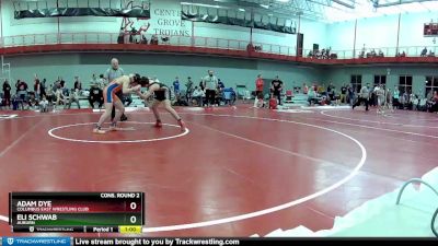 160 lbs Cons. Round 2 - Adam Dye, Columbus East Wrestling Club vs Eli Schwab, Auburn