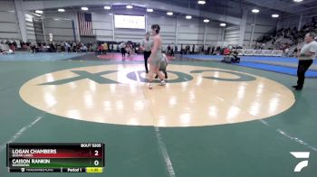 5-165 lbs Quarterfinal - Caison Rankin, Riverbend vs Logan Chambers, Ocean Lakes