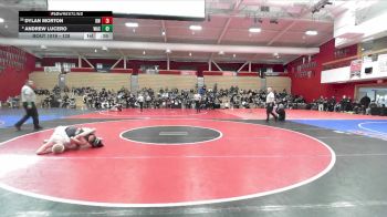 128 lbs Cons. Semi - Andrew Lucero, Washington vs Dylan Morton, Redwood