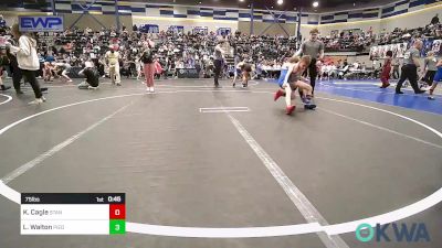 75 lbs Consolation - Kalon Cagle, Standfast OKC vs Lucas Walton, Piedmont