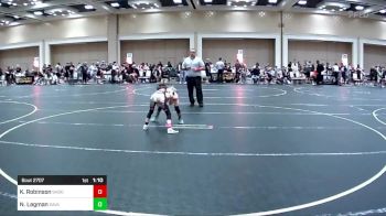 62 lbs Quarterfinal - Kyler Robinson, Shootbox WC vs Noah Lagman, Savage House WC