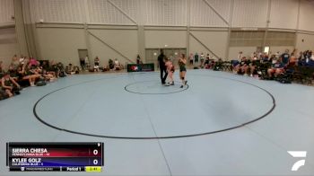 117 lbs Quarters & 1st Wb (16 Team) - Sierra Chiesa, Pennsylvania Blue vs Kylee Golz, California Blue