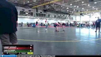 152 lbs Round 3 (4 Team) - Caelyn Hanff, Black Mambas Blue vs Lainey Wooley, Charlies Angels Black