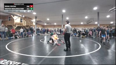 105 lbs Quarterfinal - Zekial Soltau, Syracuse vs Weston Mehlenbacher, Atlanta