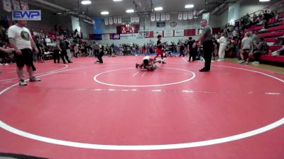 90-100 lbs Rr Rnd 1 - Landon Watson, Wagoner Takedown Club vs Jocelyn Gonzalez, Jay Wrestling Club