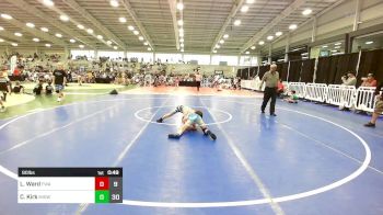 90 lbs Rr Rnd 2 - Lucas Ward, Felix Wrestling Academy vs Carson Kirk, Midwest Monsters