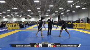 Emilio Alejandro Hernandez Rodri vs Andres Lenin Saa España 2026 Pan IBJJF Jiu-Jitsu No-Gi Championship