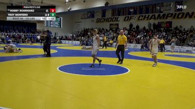 123 lbs Round Of 32 - Robby Rodriguez, St. Peter`s Prep (NJ) vs Troy Montero, La Mirada