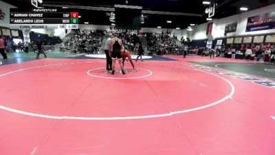 190 lbs Cons. Round 2 - Adrian Chavez, Chaffey vs Abelardo Leos, Murrieta Valley