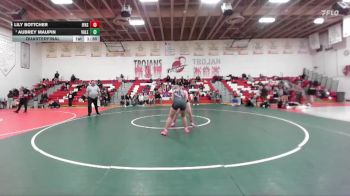 170 lbs Quarterfinal - Aubrey Maupin, Vale vs Lily Bottcher, Idaho Falls