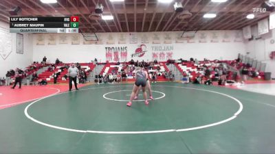 170 lbs Quarterfinal - Aubrey Maupin, Vale vs Lily Bottcher, Idaho Falls