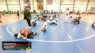 130 lbs Rd# 6- 9:00am Saturday Final Pool - Evan Montalvo, Cali Red vs Isaiah Foster, Terps Xtreme