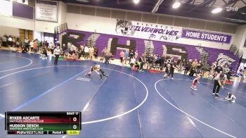 49 lbs Cons. Round 3 - Ryker Ascarte, Salt Flats Wrestling Club vs Hudson Desch, Shootbox Wrestling Club