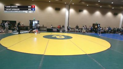 132 lbs Champ. Rd Of 16 - Zane Crouse, Team Nauman Wrestling Club vs Wyatt Spencer, Wyoming Seminary