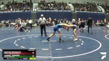 147 lbs Semifinal - Sawyer Ermigiotti, Pursuit Wrestling Adademy vs Gabriel Johnson, Primus Wrestling