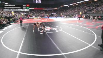 Cons. Round 3 - McKenna Hernandez, Ord vs Meri Werner, Chadron