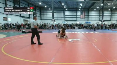 157 lbs Champ. Round 1 - Connor Butterfield, Eastern Carolina Wrestling Academy vs Z Garrett, Rangers