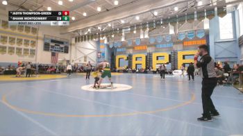 215 lbs Cons. Semi - Jadyn Thompson-Green, Caesar Rodney H S vs Shane Montgomery, Saint Marks H S