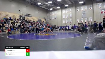 126 lbs Quarterfinal - Jaxon Lane, McCallie vs Hayden Hunt, Green Hills