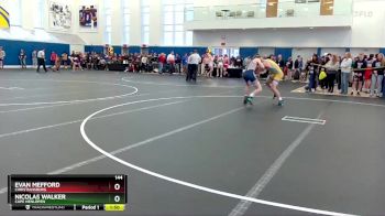144 lbs Champ. Round 1 - Nicolas Walker, Cape Henlopen vs Evan Mefford, Christiansburg