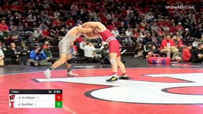 174 lbs Prelims - Jared Krattiger, Wisconsin vs Joey Gunther, Illinois