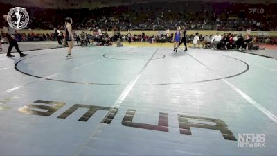 6A - 115 lbs Cons. Semi - Hannah Lopez, MOORE vs Brooklynn Huggins, EL RENO