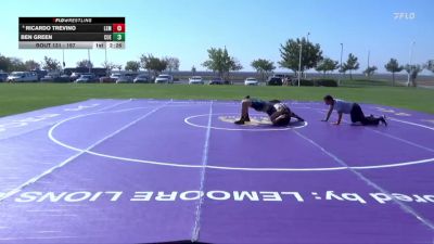 197 lbs Champ. Round 1 - Ben Green, Cuesta College vs Ricardo Trevino, Lemoore College