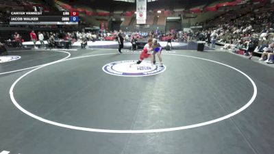 215 lbs Carter Vannest, SJWA - San Joaquin Wrestling Association vs Jacob Walker, CMWA - Coastal Mountain Wrestling Association