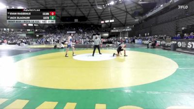 Boys 1A 132 lbs Champ. Round 1 - Evan Ragsdale, Cascade (Leavenworth) vs Jack Glackler, La Center