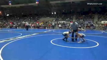 76 lbs Consolation - Jace Larman, Division Bell Wrestling vs Wyatt Hoffman, Sarbacker Wrestling Academy