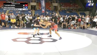 138 lbs Cons. Sub-rd Of 64 - Cayden Neisen, MN vs Helo Blackwell, CA