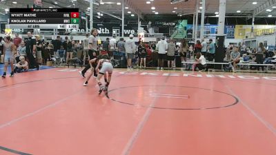 67 lbs Semifinal - Wyatt Mathe, Revival Pink - EL vs Knolan Pavillard, Malvern Youth Club - EL