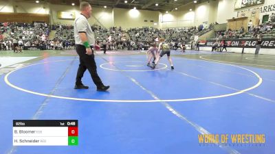 92 lbs Consi Of 16 #1 - Bruin Bloomer, Eastern Oregon Elite vs Houston Schneider, Redwood Wrestling