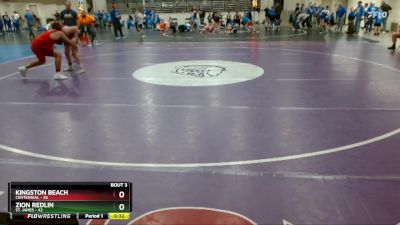 215 lbs Quarterfinals (8 Team) - Kingston Beach, Centennial vs Zion Redlin, St. James