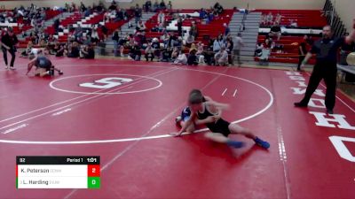 92 lbs 3rd Place Match - Liam Harding, Enumclaw Yellow Jackets Wrestling Club vs Kyson Peterson, CNWC Concede Nothing Wrestling Club