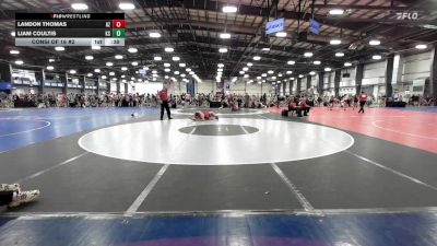138 lbs Consi Of 16 #2 - Landon Thomas, AZ vs Liam Coultis, KS