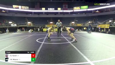 174 lbs Final - Samuel Karel, Liberty University vs Major Moore, University Of Toledo