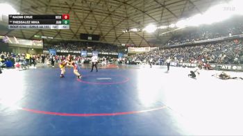 Girls 4A 155 lbs Cons. Round 5 - Naomi Cruz, Moses Lake (Girls) vs Thessalez Mika, Juanita (Girls)