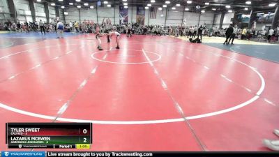 80 lbs Rd# 8- 12:30pm Saturday Final Pool - Lazarus McEwen, Agression Legionaries vs Tyler Sweet, Cali Red